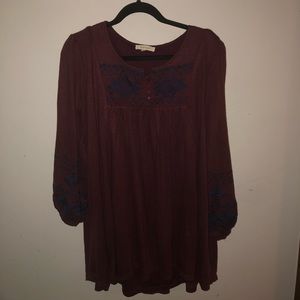 Francesca's Long-Sleeve Dress